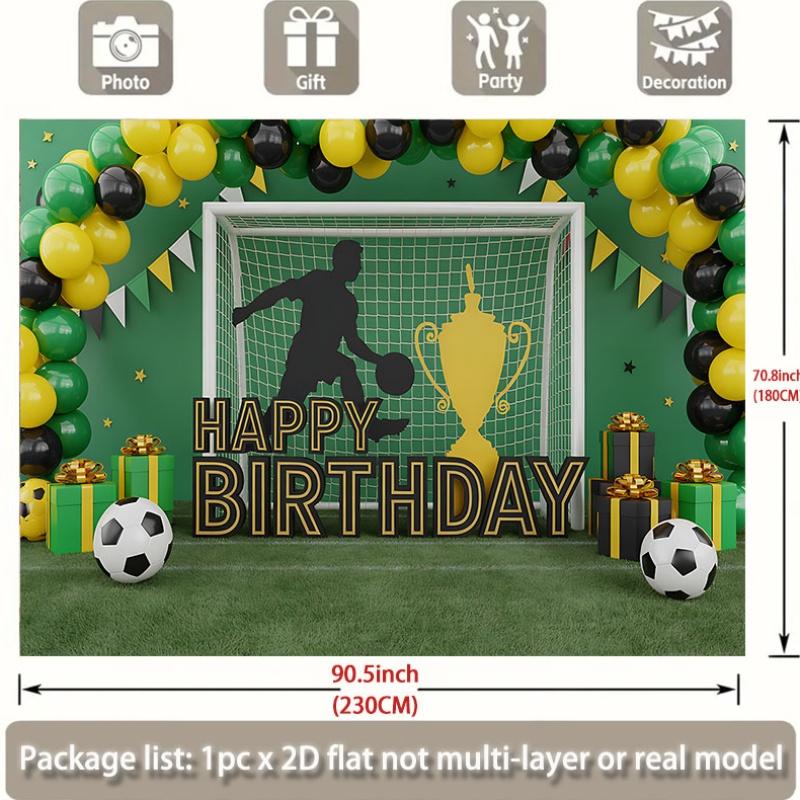 Party Backdrop Soccer Flat Designed Various Events Such Weddings Parties Coming Photo Booth Background Wedding Decor