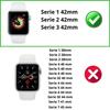 Coque compatible apple Watch 42mm Serie 3 Serie 2 Serie 1 - Protection rigide étui noir écran verre trempé Phonillico®