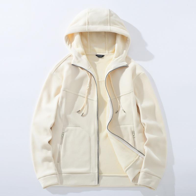 Утолщенная флисовая куртка осень и зима новая флисовая куртка для мужчин и женщин парный стиль флис олли повседневная толстовка с капюшоном плюс флис