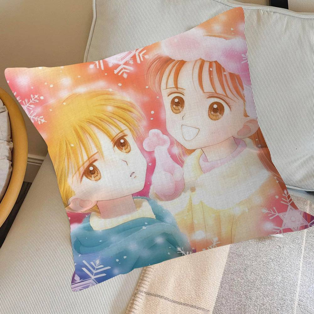 Kodomo No Omocha Аниме 45*45См Наволочка Декоративная Наволочка Для Подушки Домашняя Наволочка Для Подушки Дивана