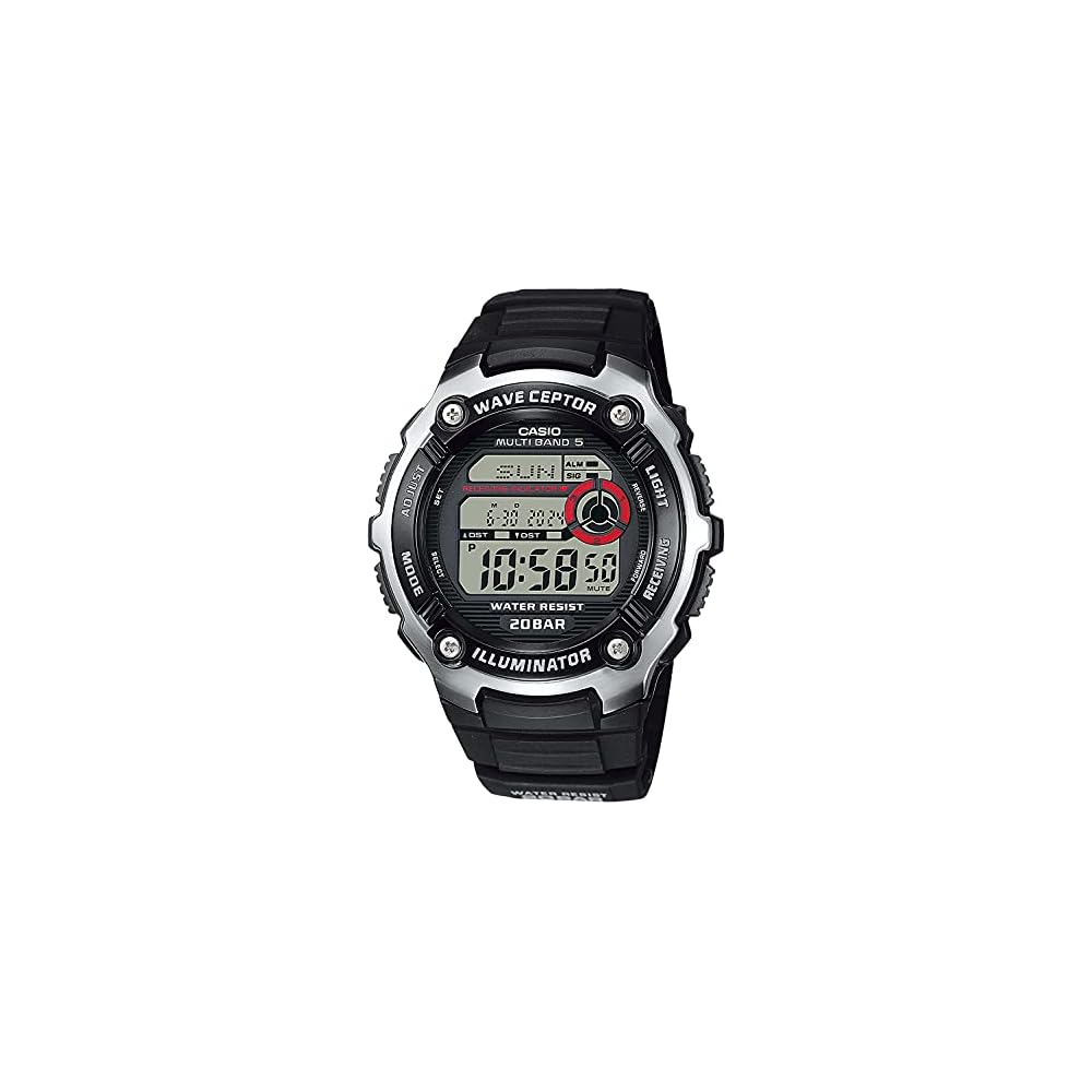 Casio Collection WV-200R-1AJF Мужские Черные Часы Водонепроницаемые Аналоговый Дизайн
