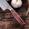 7-дюймовый нож Накири из дамасской стали, японские кухонные ножи, нож для мяса, нож для фруктов и овощей