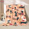 6 Styles Cute Dachshund Printed Blanket, Warm Christmas Birthday Gifts for Wife Kids Friends, Sofa Chairs Bed Office Available