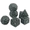 Metal DND Dice 7pcs DND Polyhedral Dice Set for DND Role Playing Game Board Game Accessories
