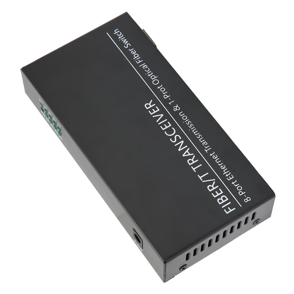 Гигабитный коммутатор 1 оптика 8 портов Ethernet одномодовый двухволоконный адаптивный гигабитный преобразователь для преобразования сигнала