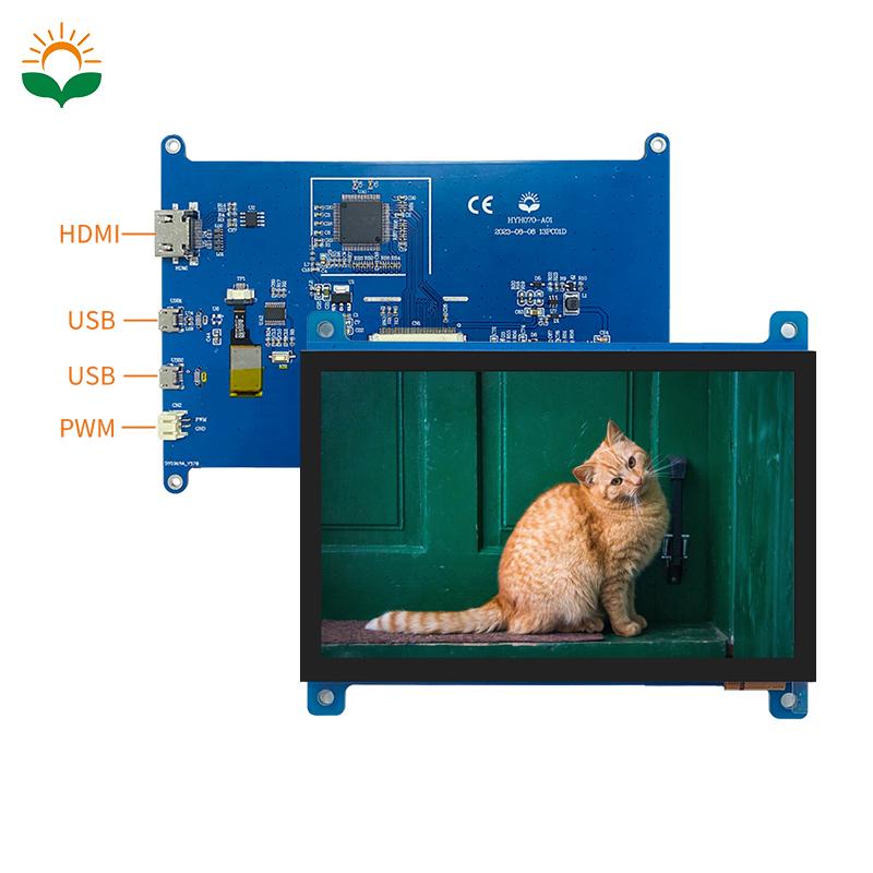 Industrial TFT LCD Display Monitor USB Touch Screen Panel 1024600 HDMI- IPS 3.5'' 4.3'' 5'' 7'' 10.1'' Optional for Raspberry Pi