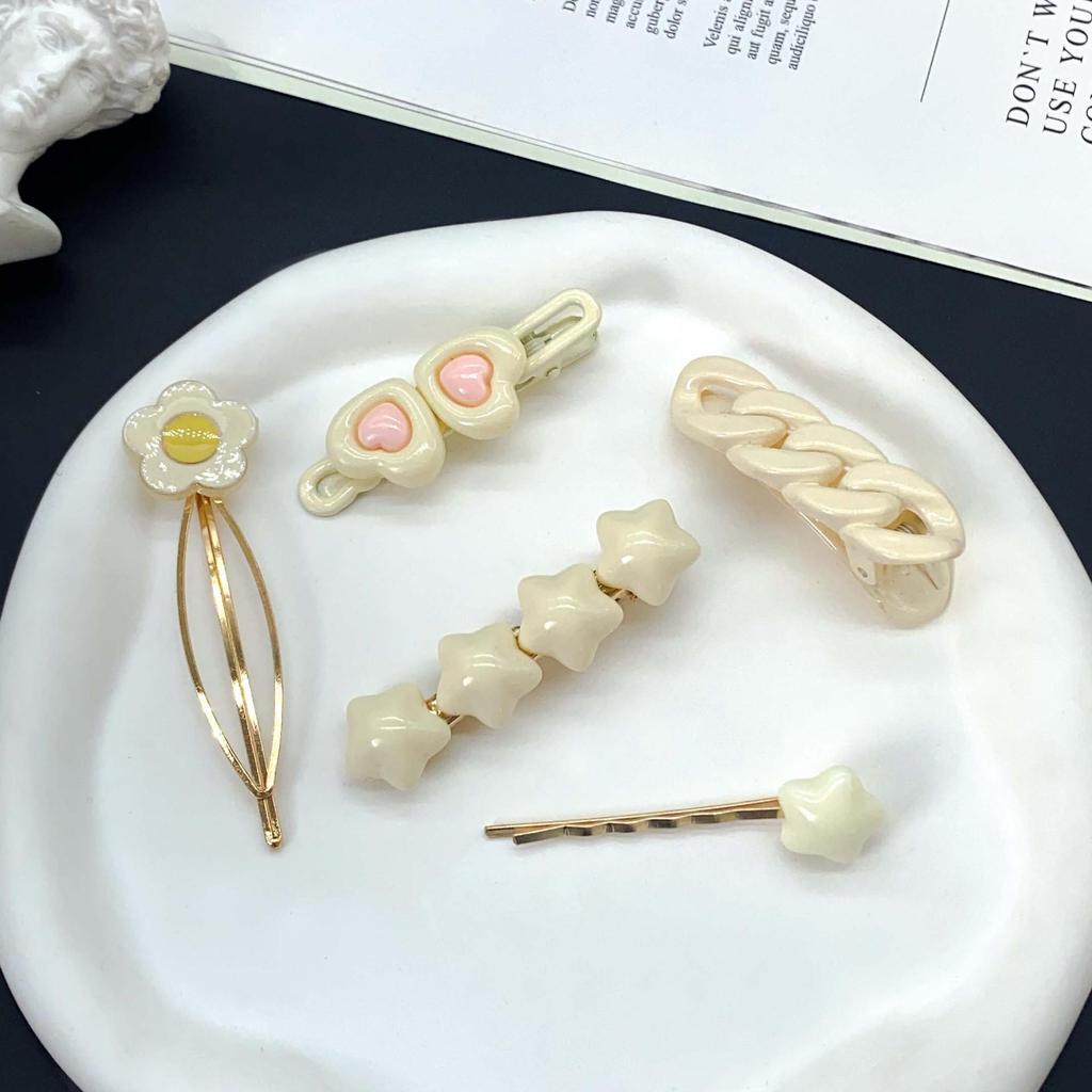 Крутая металлическая шпилька Y2K: Высококачественная горячая девчачья челка с заколкой и головной убор в виде утконоса