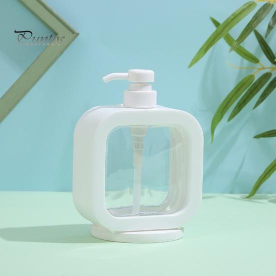 Leak-proof Liquid Soap Bottle 300ML/500ML Clear Plastic Lotion Dispenser Durable Waterproof Design Easy Pump Press Transparent Refill Dispensing
