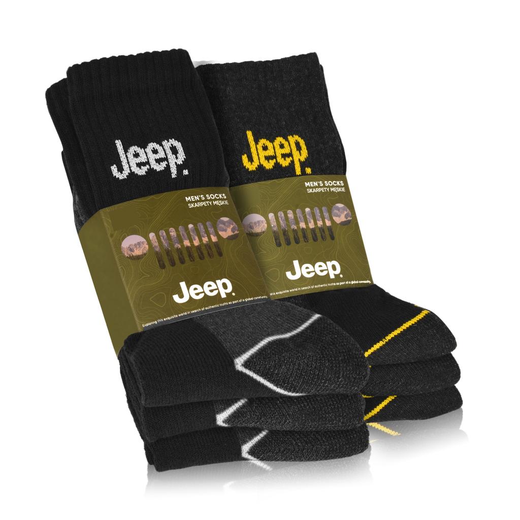 Jeep Men's Work Socks Cotton 6 Pairs