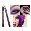 Women Colorful Waterproof Quick Dry Long-lasting Eyeliner Pencil with Sharpener