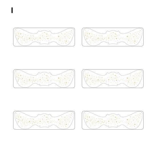 Yousheng 6 шт. золотые блестящие веснушки наклейки для лица татуировки водонепроницаемые искусственные веснушки патчи мерцающий макияж крапинки для гламурного образа