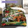 Gentle Peace Sense Bedding Quilt Set Quilt Cover Pillowcase Home Decoration Birthday Gift (1 * duvet cover + 2 * pillowcase, without core)