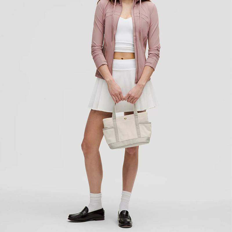 Lululemon Daily 6.5L Corduroy Tote Bag Unisex Tote Bone-White LU9BZUS-027597