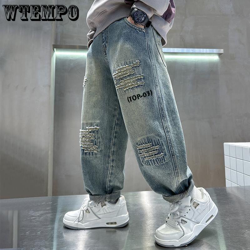 Children's Clothing Boys' Jeans Spring and Autumn Styles Spring and Autumn Clothing Pants for Outerwear Long Pants