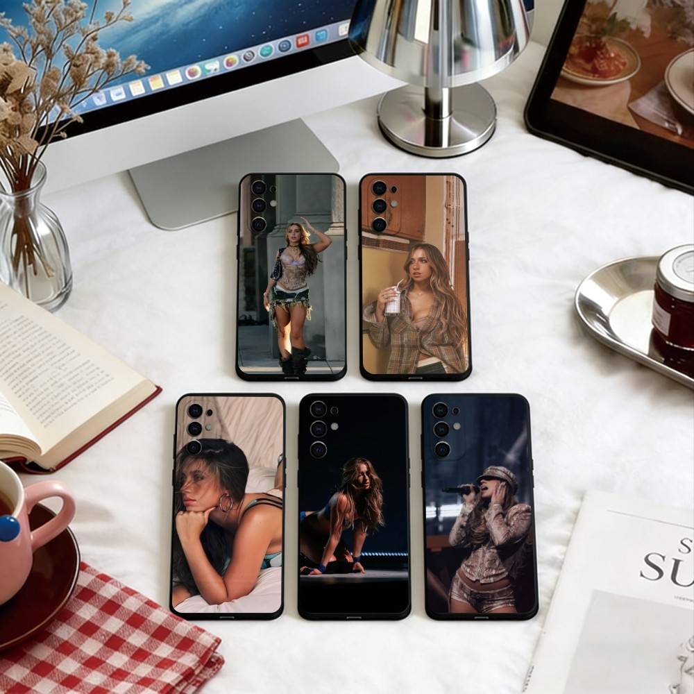 Tate McRae Phone Case For Samsung S25,S24,S21,S22,S23,S30,Ultra,S20,Plus,Fe,Lite,Note,10,Black Cover