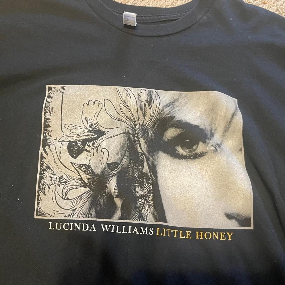 Rare Lucinda Williams Little Honey Black Gift For Fans S to 5XL Shirt ZL577 Unisex T-Shirt