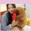 Sugar Gourd Rock Capybara Plush Toy Cartoon Stuffed Doll Kids Decoration Gift
