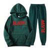 Мужской роскошный repliki men Set RAW Hat Running Hoodie Sweatpants 2PK Осень Зима Повседневная шерстяная спортивная одежда