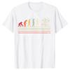 Drummer Retro Vintage Evolution Of Unisex Drumsticks Drumset Drum Set T Shirt Harajuku Cotton I Destroy Silence Drumming Tshirts