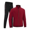 Plus Size Top +Pants Sports Suit Plus Fat Increase Sportswear Men 'S Running Long -Sleeved Long -Sleeved Suit