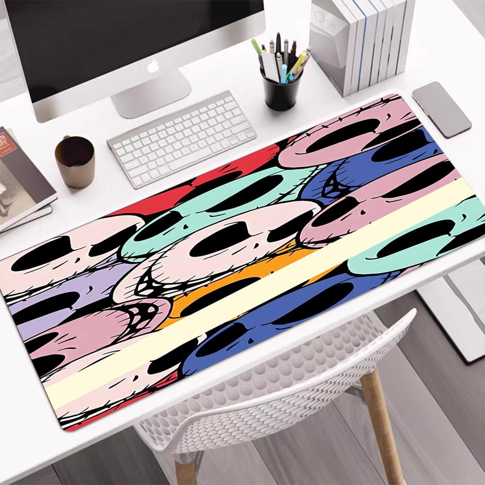The Nightmare Before Christmas Theme Mouse Pad, Non Slip Rubber Base, Multifunctional Office & Home Decor, Perfect for Workspace Personalization.