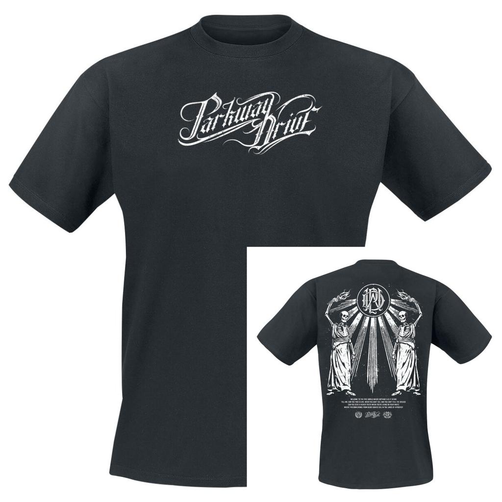 Посадка Parkway Drive Графическая Хлопковая Футболка Группы Унисекс Летняя С Коротким Рукавом Модный Бренд Футболка Роскошная Повседневная Винтаж