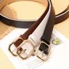 Модный Универсальный Женский Ремень Премиальное Ощущение Ремень из Искусственной Кожи Женский Декоративный Пояс для Брюк Женский Ремень