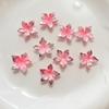 Two-Color Gold & Silver Lily Flower Plated Bell Flower Hairpin Tassel DIY Decoration Material