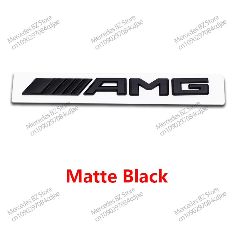 AABHA1 New 3D ABS AMG Letter Badge Car Rear Trunk Emblem Sticker Decoration for Mercedes Benz W204 W205 W203 W211 W212 W213 W201 W210