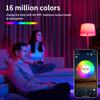НОВАЯ умная лампа WiFi E2710W LED RGB лампа с регулируемой яркостью и функцией таймера, цветная лампа, работающая с Alexa, 5 шт., с пультом дистанционного управления