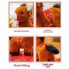 Stuffed Animal Horse Plush Doll 20cm Size Lucky Mascot Plush Chinese Zodiac Pony  Gift Giving