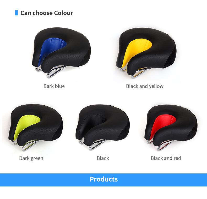 New Armless Super Soft Bike Saddle for Mountain Bikes - Thickened, Nose-less Design, Magic Comfort Seat Cushion