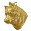 Siberian Husky, Chukcha - Dog necklace in gift box, gold-plated pendant for dog fan, striking jewellery by Art-Dog