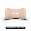 For Jeep Suede Car Neck Pillow Auto Seat Headrest Pillow Accessories For Jeep Renegade Wagoneer Avenger Recon Wrangler JK Gla