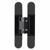 2pcs Zinc Alloy Invisible Door Hinges 180 Degree Adjustable Heavy Duty Door Hinges  For Wooden Doors