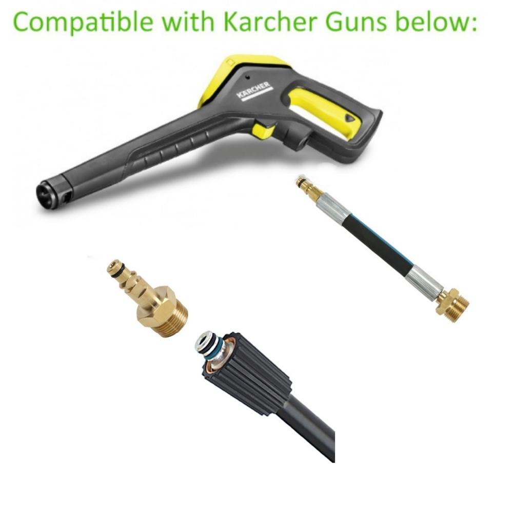 M22 Hose Adapter High Pressure Wash Gun Hose Adapter M22 Connector Converter Fitting for Karcher K-series Pressure Washer