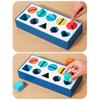 Детский деревянный ящик для классификации по цвету и форме, геометрическое познание, обучающее пособие, настольная игра, развивающие игрушки для детей