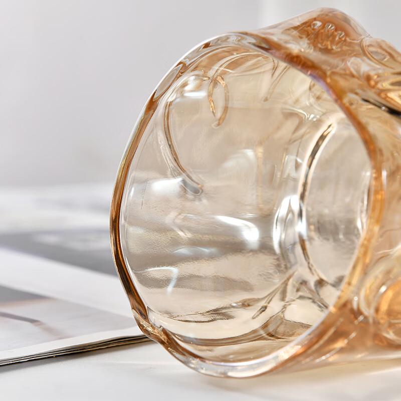 Lucky Gold Cat Glass Cup