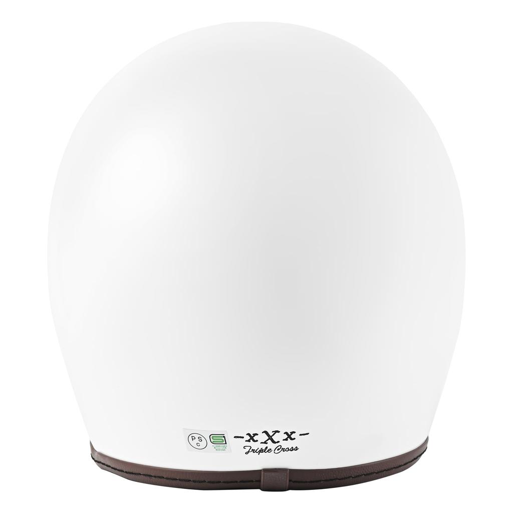 Шлем RIDEZ VMX PSC SG Full Face Motorcycle Vintage Motocross TRIPLE CROSS, Внедорожный, Белый, W-L