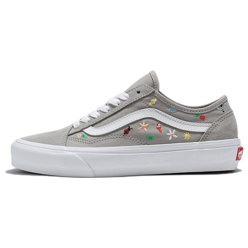 Vans Old Skool Low Top Skate Shoes Unisex Sneakers Gray White VN0005UGKAQ
