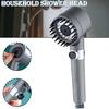 Массажная насадка для красоты кожи, многофункциональная насадка для душа, 3-режимная ручная насадка для душа