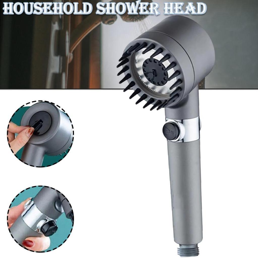 Массажная насадка для красоты кожи, многофункциональная насадка для душа, 3-режимная ручная насадка для душа