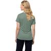 Jack Wolfskin Tech Tee W, Womens green T-shirt