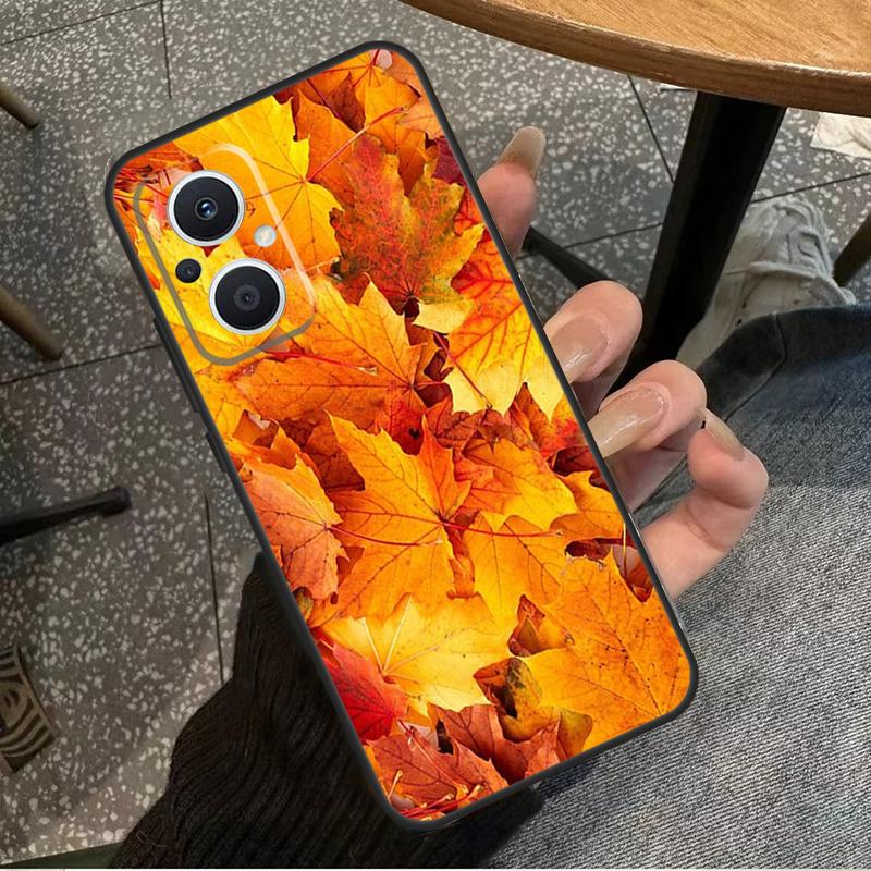 Осенние листья Для OPPO Reno 7 8 Lite 8T 14F 13F 11F 12F 10 11 12 13 14 Pro OPPO Find X9 X8 X5 X6 Pro Чехол