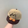Casual Infant Sun Visor Hat Quick Dry Kids Peaked Caps Spring Cartoon Bear Baby Hat  Boys/girls