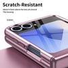 Прозрачный Защитный Чехол-пленка из Закаленного Стекла для Samsung Z Flip 6 Galaxy Z Flip 5 Пружинный Шарнир Устойчивая к Царапинам Крышка