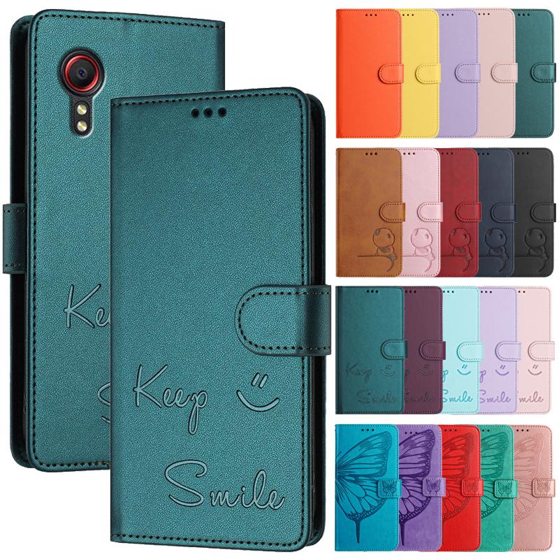 Для Samsung Galaxy Xcover 5 Чехол Флип-чехол на Для Samsung Xcover5 Классический Телефон Кошелек Кожаные Чехлы SM-G525F Карта Задняя Крышка