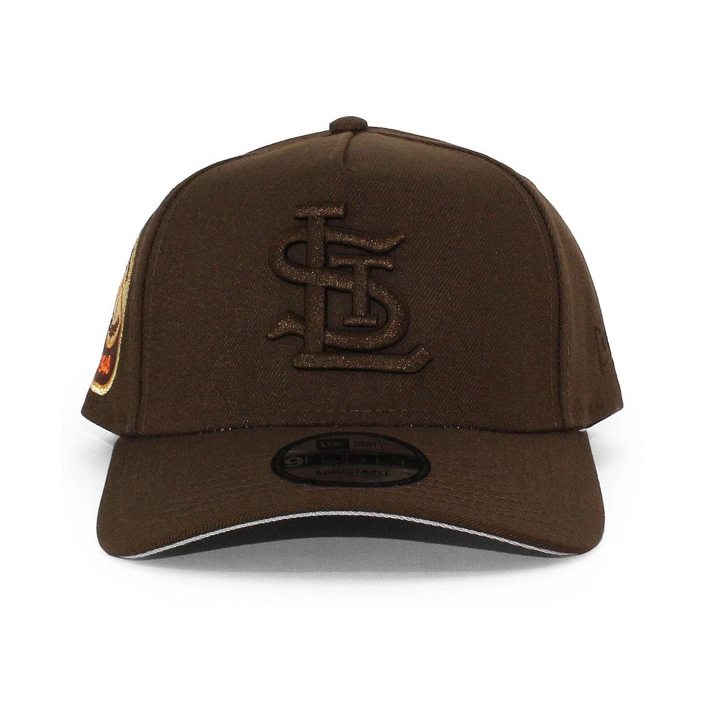 EU Exclusive Cap 9FORTY Snapback Louis Cardinals MLB 1948 ALL STAR GREY BRIM SNAPBACK CAP Brown CARDINALS Baseball 940 Hat AF [New Era] St. A-FRAME