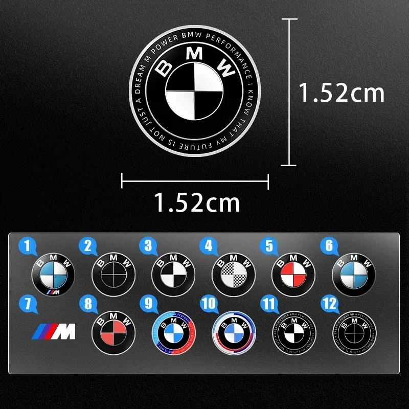 E60 For BMW M X3 X5 X6 Car Interior Sticker Central control Decals Emblem Badge Accessories For BMW M M1 M2 M3 F32 E52 E53 E60