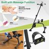 Elderly Exercise Bike Pedal Exerciser Bike Hand Arm Leg Knee Peddler Adjustable Fitness Equipment for Seniors Elderly Home Pedal Exercise Bike